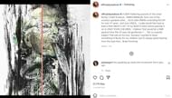 Sylvester Stallone's now-deleted post (Image via Sylvester Stallone's Instagram)